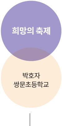 희망의 축제 박호자 쌍문초등학교